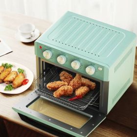 PlumChef 19QT Countertop Convection Oven - 1550W 7-in-1 Air Fryer Dehydrator - Teal