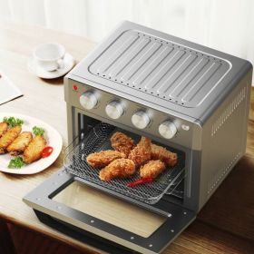 PlumChef 19QT Countertop Convection Oven - 1550W 7-in-1 Air Fryer Dehydrator