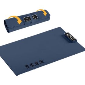 Electric Food Warmer Mat - Portable Silicone Heating Tray with Adjustable Temperature Control