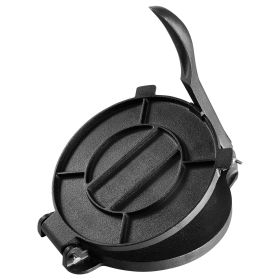 Tortilla Press, 8 Inch Tortilla and Roti Maker, Cast Iron Heavy Duty Tortilladora Press, Pre-Seasoned Pataconera Maker with 100 Pcs Parchment Pap