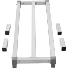Aluminum Dunnage Rack, 48' x 14' Commercial Food Floor Rack, 8' Off the Floor, 1000 lbs Capacity All-Welded Aluminum Storage Rack